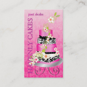 PixDezines wedding cake/Bakery/pâtisserie Business Card