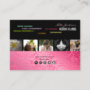 PixDezines WEDDING PLANNER/DIY COLOR+FONTS Business Card