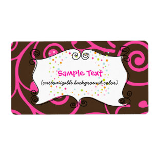 PixDezines Whimsy, chocolat rose, cupcakes