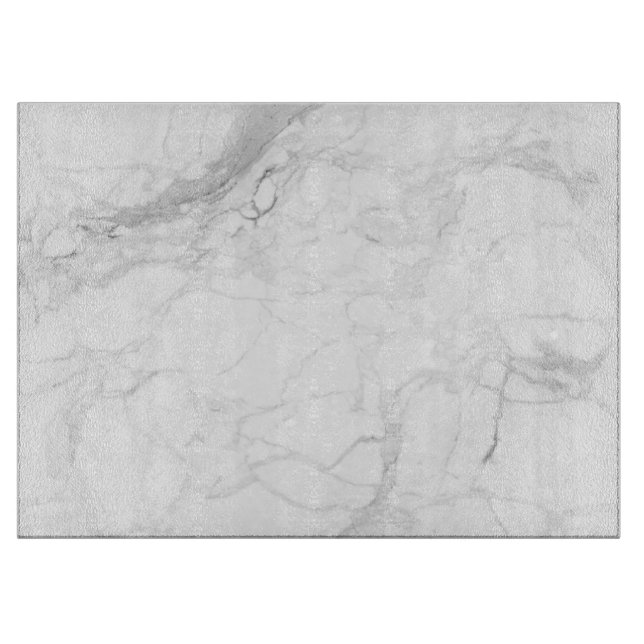 PIXDEZINES WHITE MARBLE CUTTING BOARD (Front)