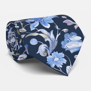PixDezines William Morris Cornflower Blue DIY Tie