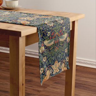 PixDezines William Morris Strawberry Thief Medium Table Runner