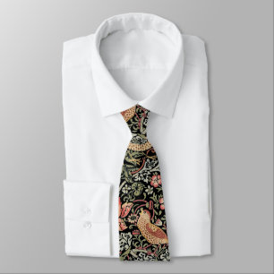 PixDezines William Morris Strawberry Thief Tie