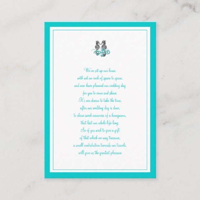 PixDezines Wishing Well (Chubby Business Cards) Enclosure Card (Front)