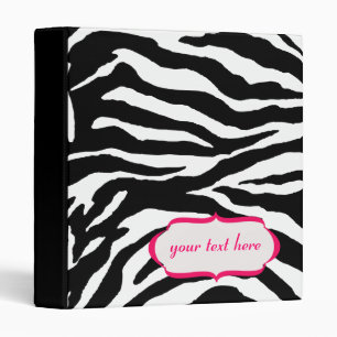 PixDezines Zebra print binders/DIY background! Binder