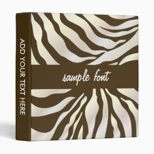 PixDezines zebra print binders/DIY background/brow Binder