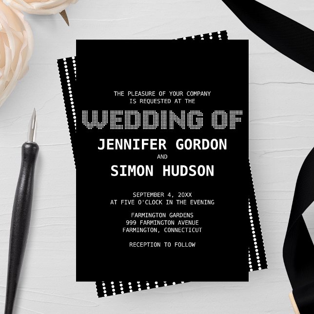 Pixed "Wedding Of" Wedding Invitation (Creator Uploaded)