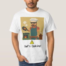 Pixel Art Dad’s Cooking