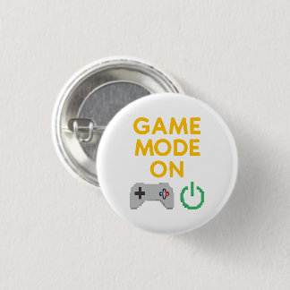 Pixel Art Gaming Design" 1 Inch Round Button