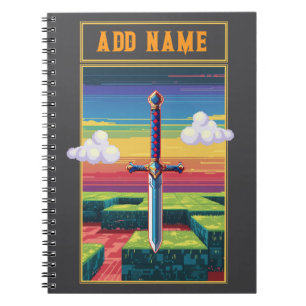Pixel Art Gaming Notebook