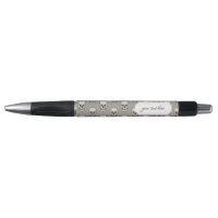 Pixel Art Gothic Spooky Skull Pattern Pen