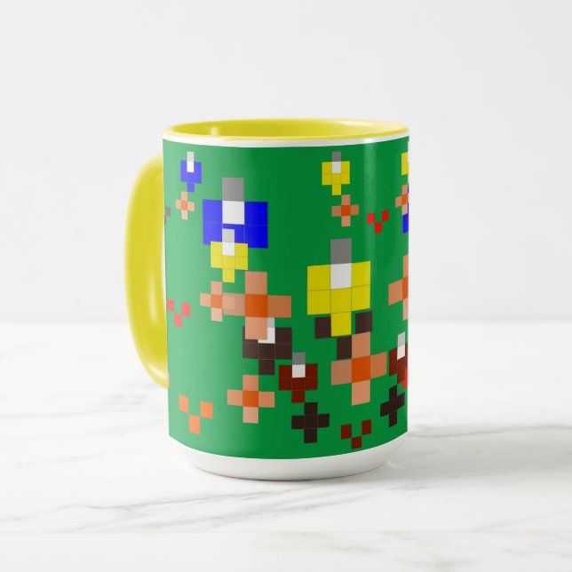Pixel Art Impressionism - Summer 2023 Mugs (Front Left)