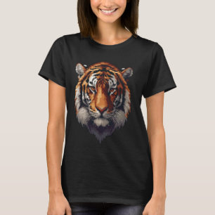 Pixel Art Lover - Tiger Dad Mom T-Shirt