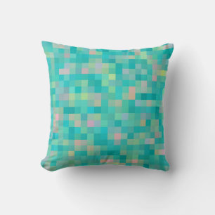 Pixel Art Pattern Throw Pillow