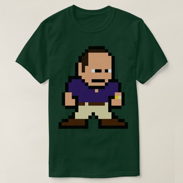 Pixel Art Tony Soprano T-Shirt (Design Front)