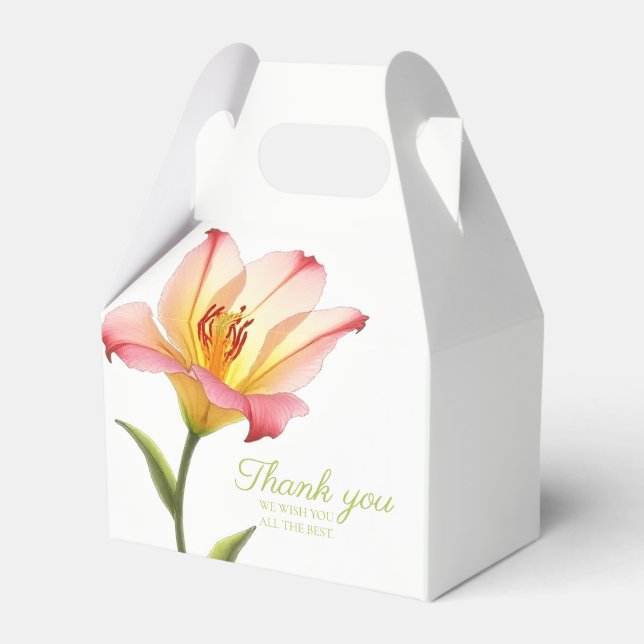 Pixel Bloom Trio Favor Box (Front Side)