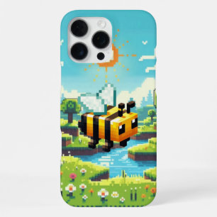 Pixel Buzz: The Sunny Meadow Adventure iPhone 16 Pro Max Case