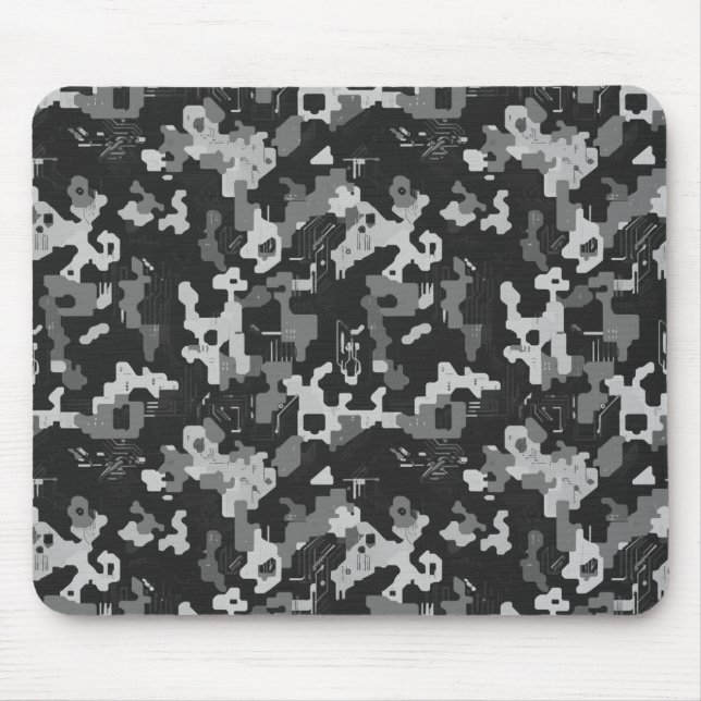 Pixel Camo Stealth Mouse Pad (Front)