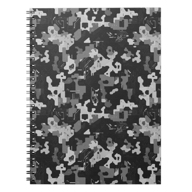 Pixel Camo Stealth Notebook (Front)