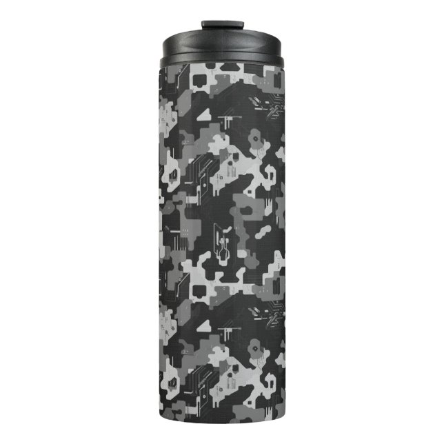 Pixel Camo Stealth Thermal Tumbler (Front)