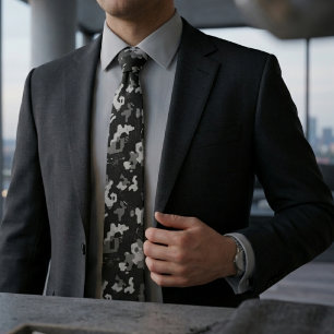 Pixel Camo Stealth Tie