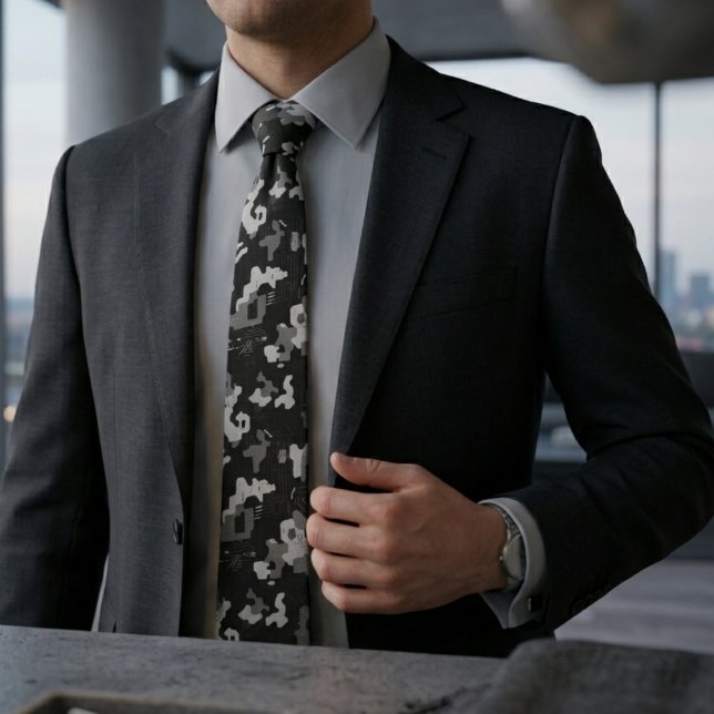 Pixel Camo Stealth Tie (Creator Uploaded)