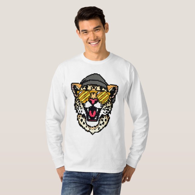 Pixel Cheetah T-Shirt (Front Full)