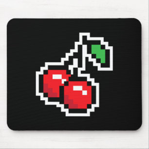 Pixel Cherries 80s Video Game Halloween Costume Ea Mouse Pad