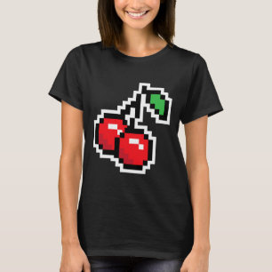 Pixel Cherries 80s Video Game Halloween Costume Ea T-Shirt