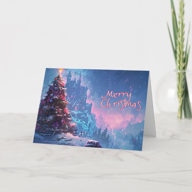 Pixel Christmas Wonderland Card (Front)