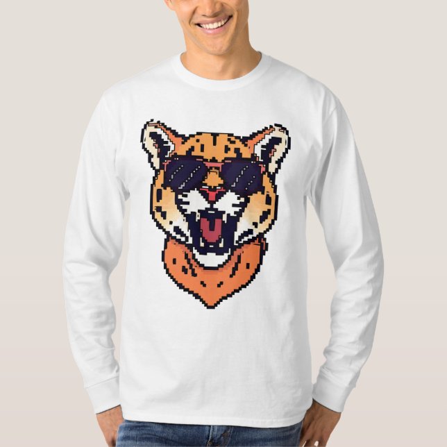 Pixel Cougar T-Shirt (Front)
