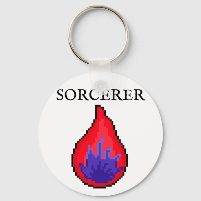 Pixel D'n'D Class Sorcerer Keychain (Front)