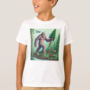 Pixel Friends: Forest Protection (big foot) #07 T-Shirt