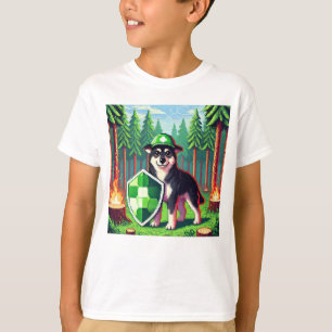 Pixel Friends: Forest Protection (dog) #02 T-Shirt