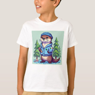 Pixel Friends: Forest Protection (otter) #19 T-Shirt