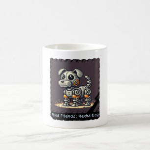 Pixel Friends: Mecha Dog (Robot Dog)  Magic Mug