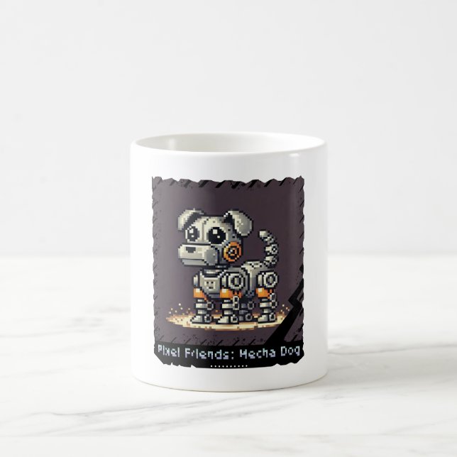 Pixel Friends: Mecha Dog (Robot Dog)  Magic Mug (Center)