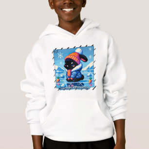 Pixel Friends: Winter Wonderland #14 (black bunny)