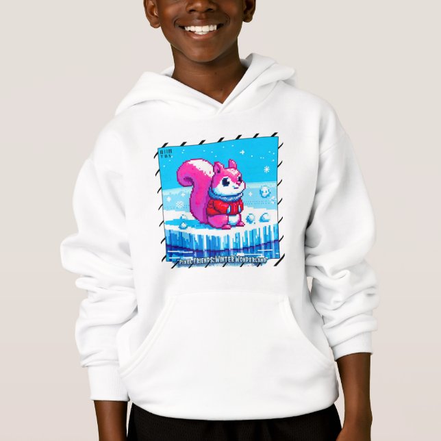 Pixel Friends: Winter Wonderland #6 pink squirrel (Front)
