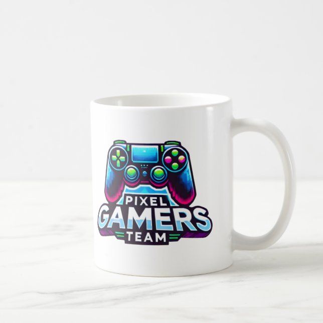 Pixel Gamers Team – Future Pro Gamer Coffee Mug (Right)