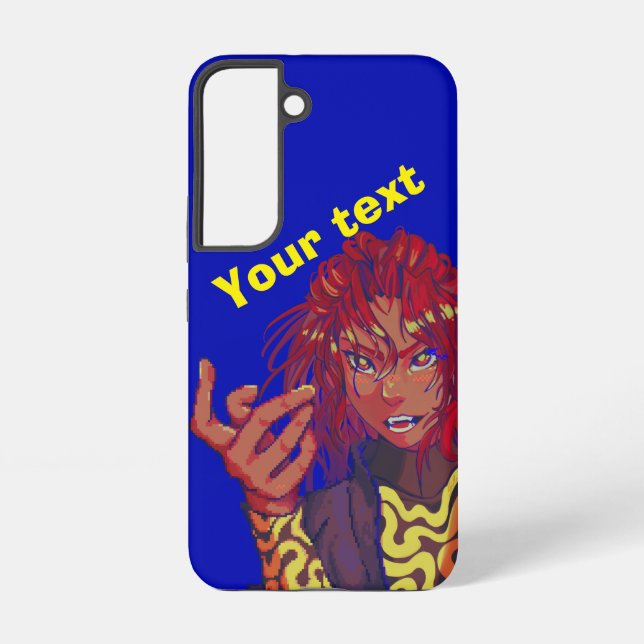 Pixel girl changing samsung galaxy s22 case (Back)