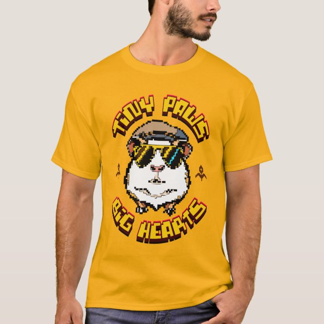Pixel Guinea Pig Delight T-Shirt (Front)