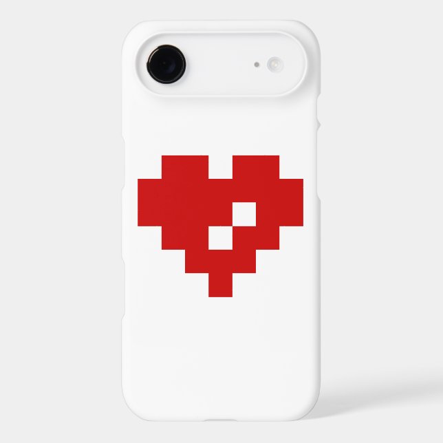 Pixel Heart 8 bits Love Samsung Galaxy Coque (Verso)
