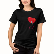 Pixel Hearts connected Matching couple Right 