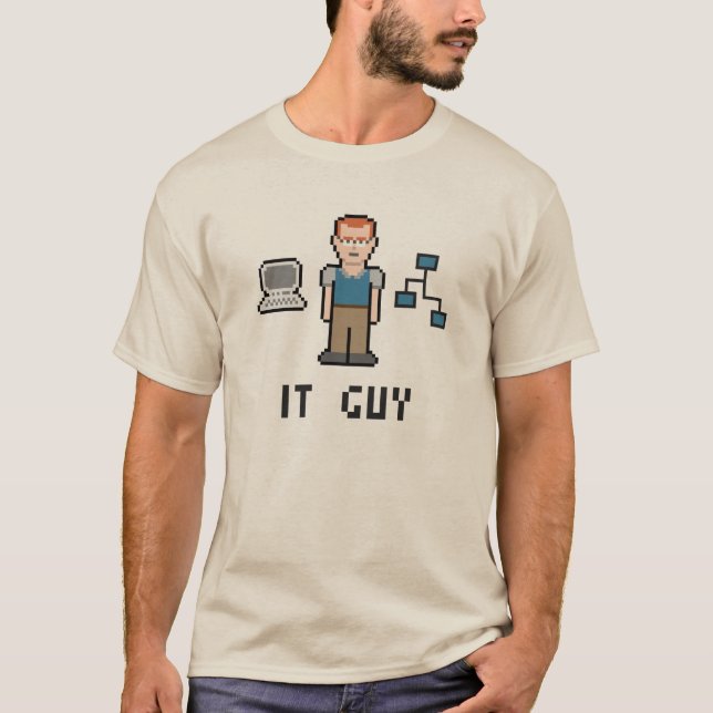 Pixel IL T-shirt de type (Devant)