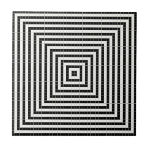 Pixel Illusion Pattern Tile