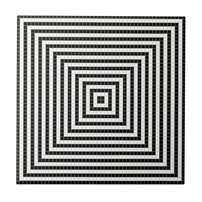 Pixel Illusion Pattern Tile (Front)