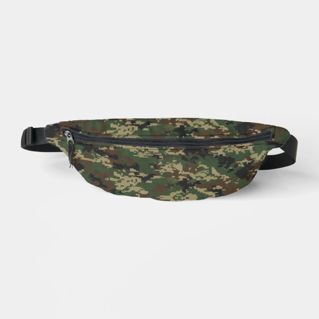 Pixel Military Camouflage Pattern (Recto)