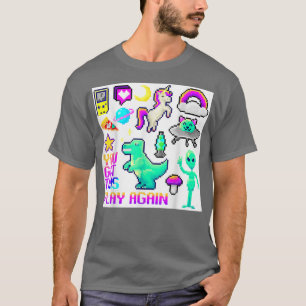 Pixel Motif Manga Sweat - shirt à capuche Anime T-