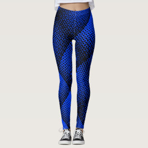 Pixel Pattern 08.B.wC BBlue BG Leggings
